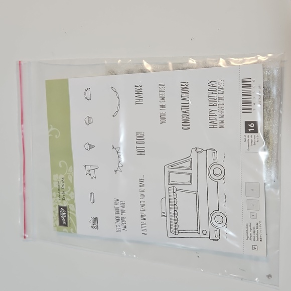 Tasty Trucks Photopolymer clear stamp set - Picture 3 of 3